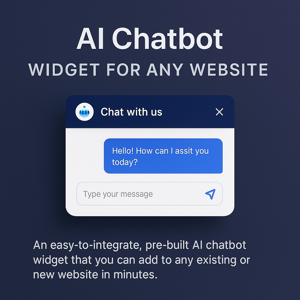 AI Chatbot Widget for Any Website
